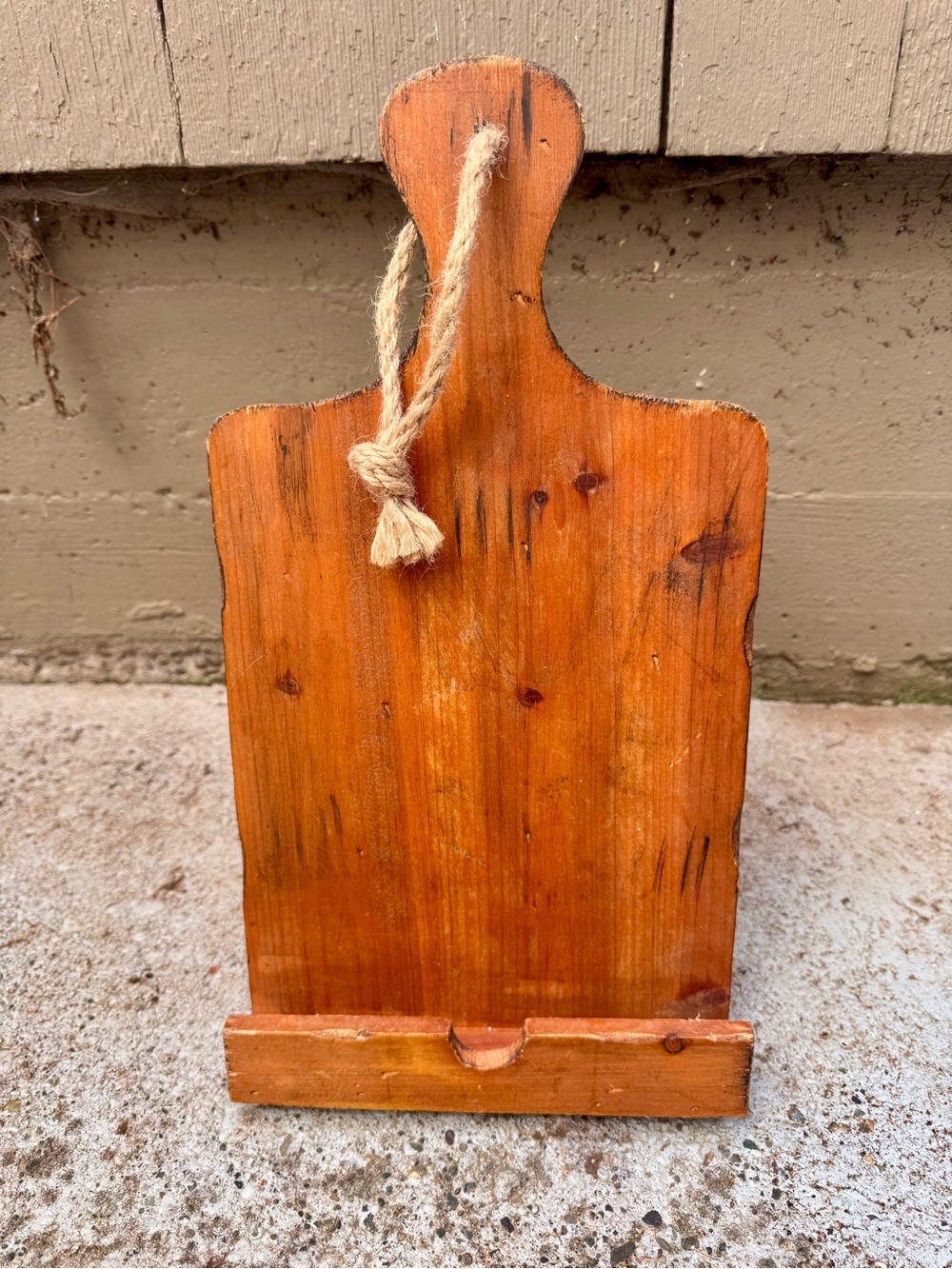 Wood Cookbook Holder Stand